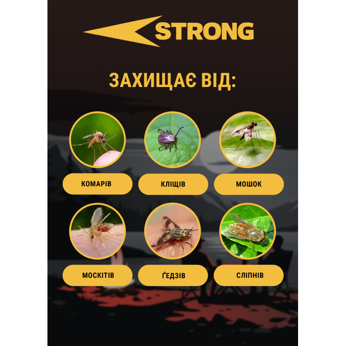 Придбати Спрей від усіх комах і кліщів Extravel Strong 100 мл, 38000288 відправка по Україні