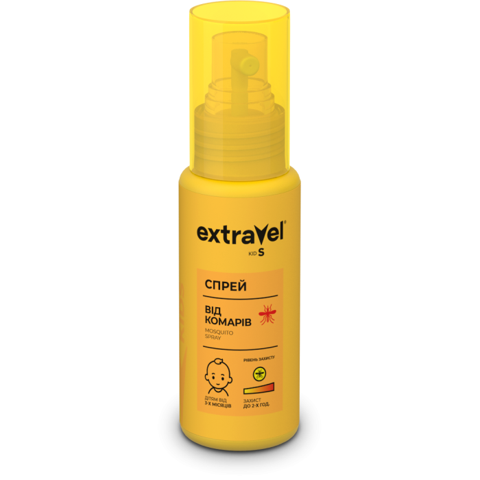 Придбати Спрей дитячий від комарів Extravel Kids 70 мл, 38000286 відправка по Україні
