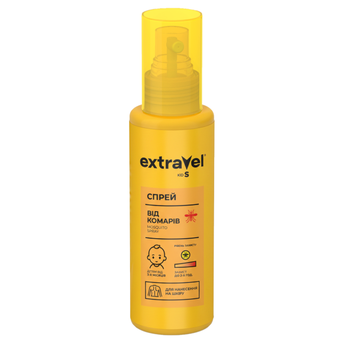 Замовити Аерозоль від комарів та мошки Extravel Kids 80 мл, 38000310 відправка по Україні
