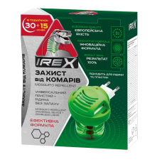 Комплект від комарів IREX, прилад та рідина 30 + 15 ночей в подарунок