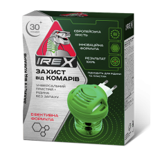 Комплект від комарів IREX, прибор та рідина 30 ночей
