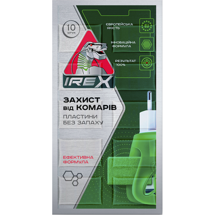 Замовити Пластина від комарів IREX, 10 штук, 38000006 відправка по Україні