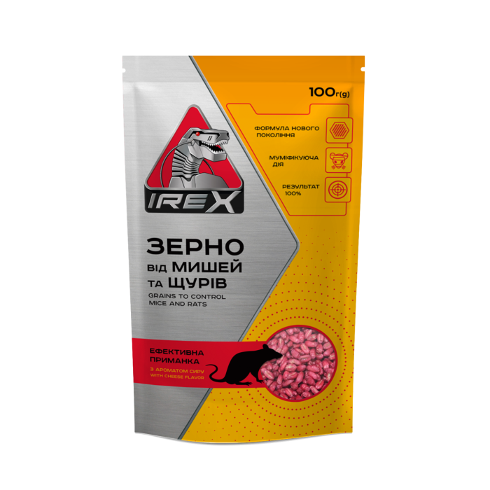 Замовити Зерно від мишей та щурів IREX 100 г, 38000142 відправка по Україні