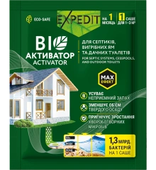 Expedit Біоактиватор для септиків, вигрібних ям та дачних туалетів, саше 20 г.