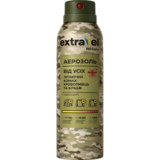 Аерозоль від усіх комах-кровопивць та кліщів Extravel Military, 170 мл